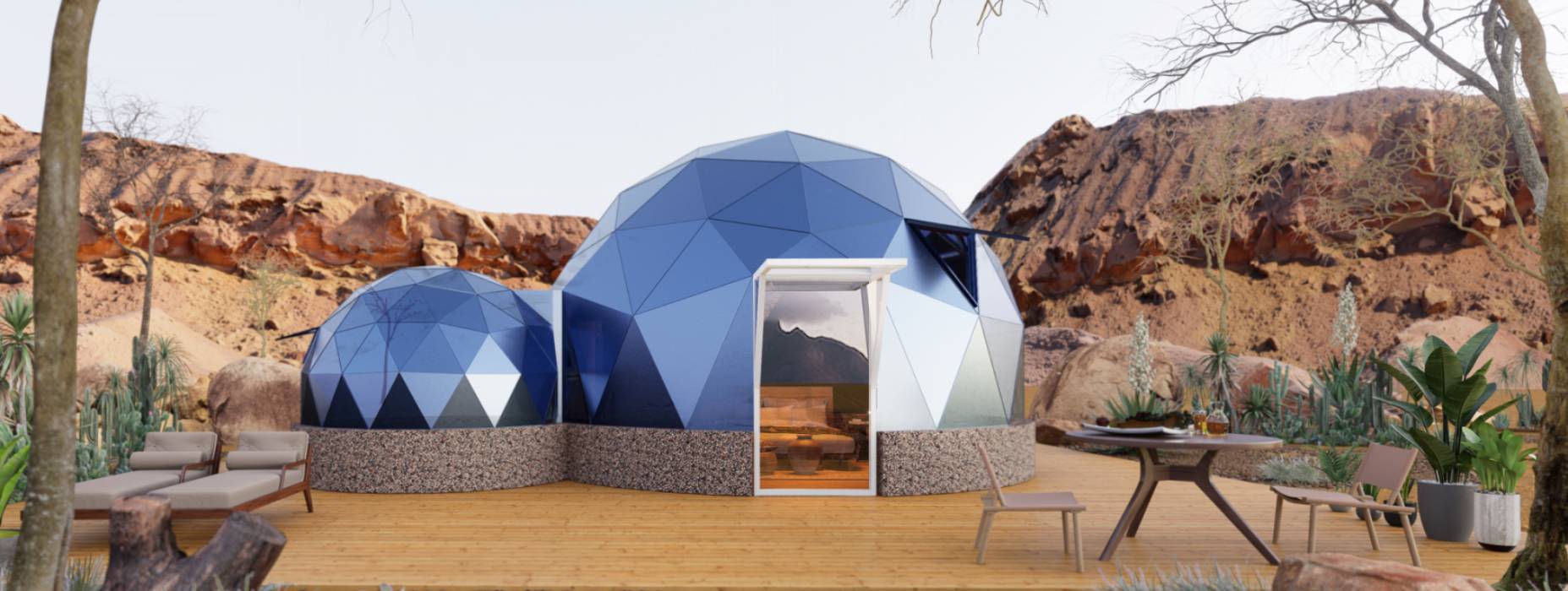 岐山县球形智能光伏玻璃星空房